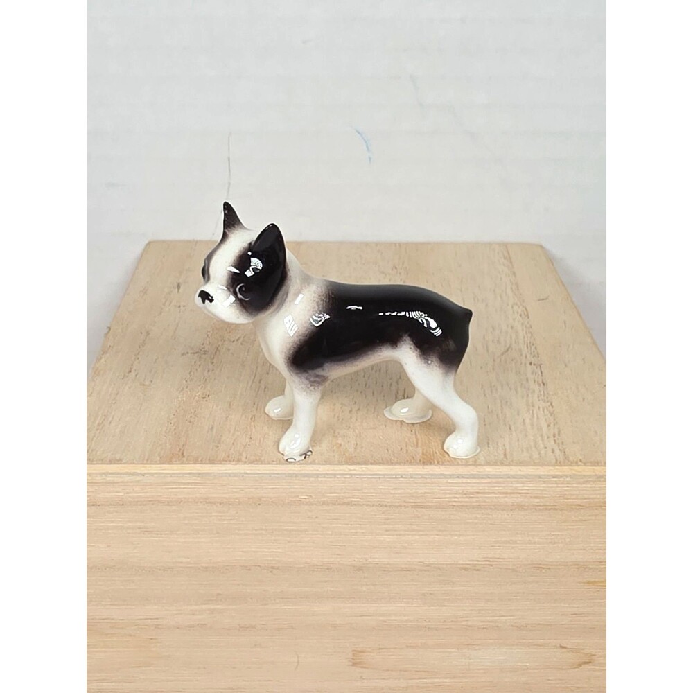 Retired Hagen-Renaker Vintage Boston Terrier Dog